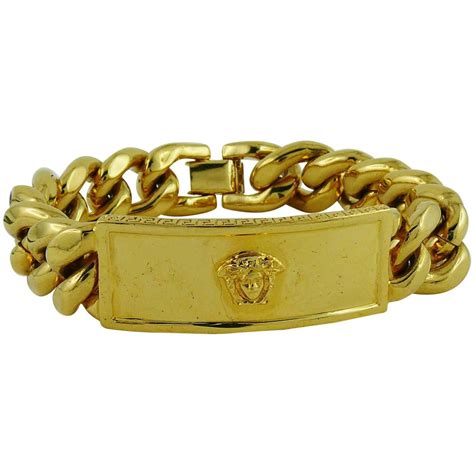 bracelet versace homme|versace bracelet 18k gold.